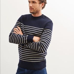 BNWT Saint James wool marinier sweater unisex XS